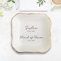 Personalized Maid of Honor Gift, MOH Ring Dish, Sister Wedding Gift, Personalized Year Established Maid of Honor Gift Sister Maid of Honor product logo
