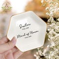 Personalized Gift for Bridesmaid, Maid of Honor Gift for Best Friend, Custom Year Established MOH, Bridesmaid Ring Dish, Sister Wedding Gift product logo