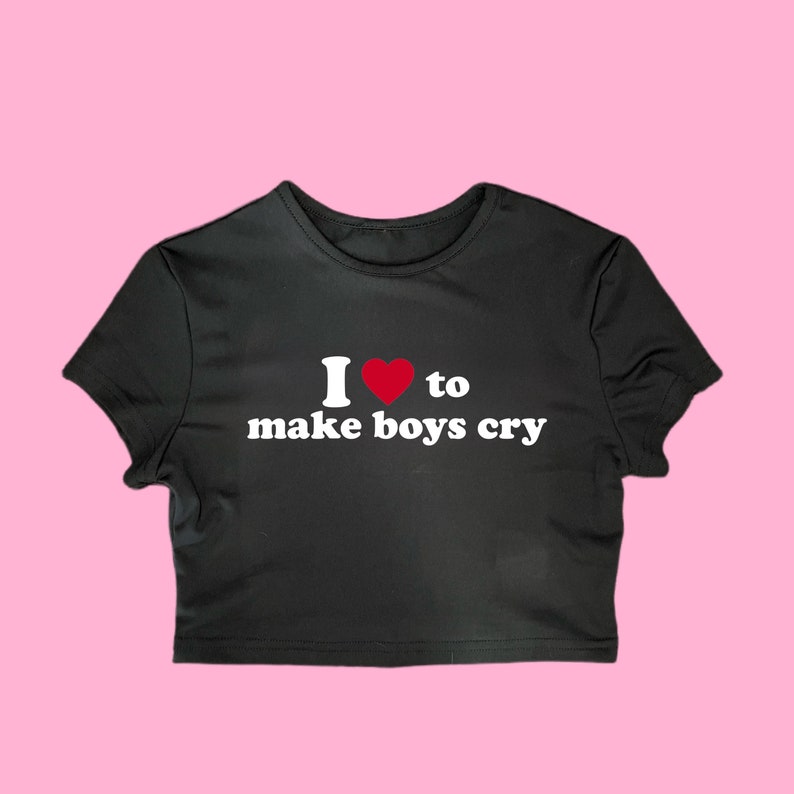 I Heart to Make Boys Cry Baby Tee - Etsy