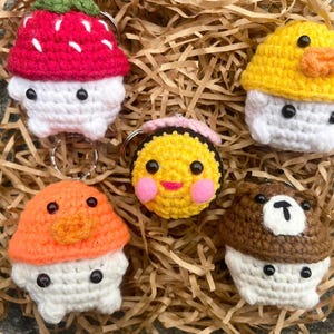 Crochet Animal Keychain: Handmade Plush Charm