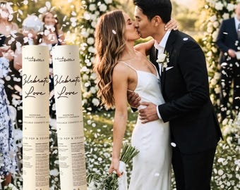 Biologisch abbaubare Konfetti Kanone | Weißes Reispapier Konfetti Popper | Eco Freundliche Hochzeit Absenden | Veranstaltungsort Sicher Ceremony Raus | 2er 4er 6er Pack