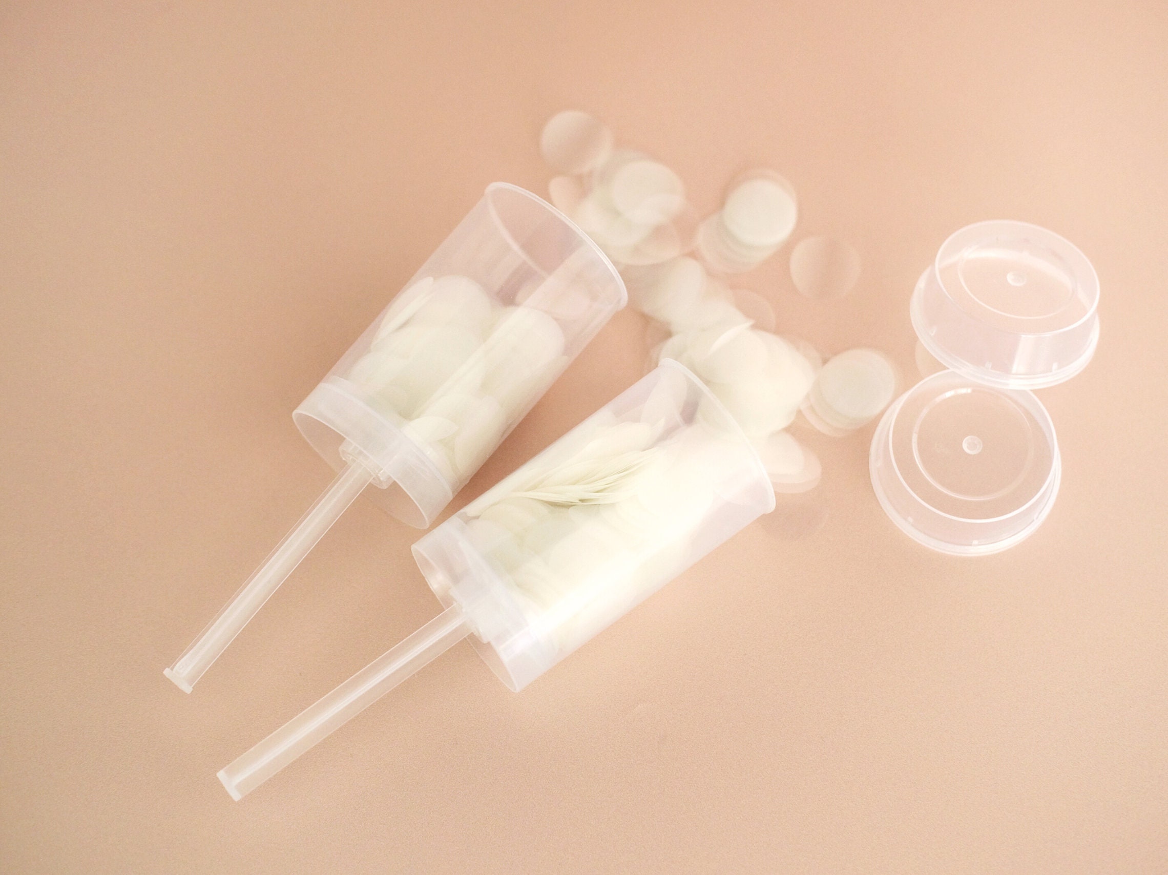 Push up Containers for DIY Confetti Poppers Empty Push Pop Etsy