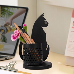 Cat desk accessories sales