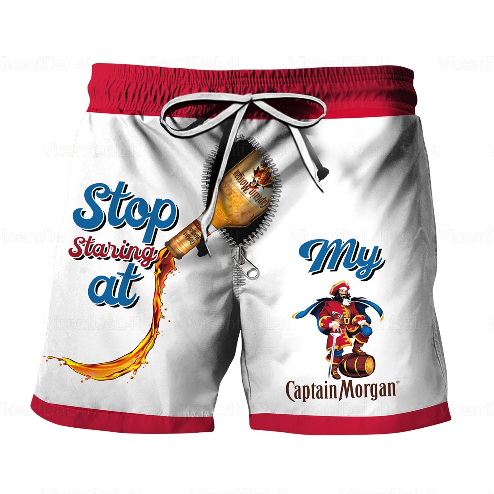Captain Morgan Man Shorts, Shorts For Men, Captain Morgan Swim Shorts