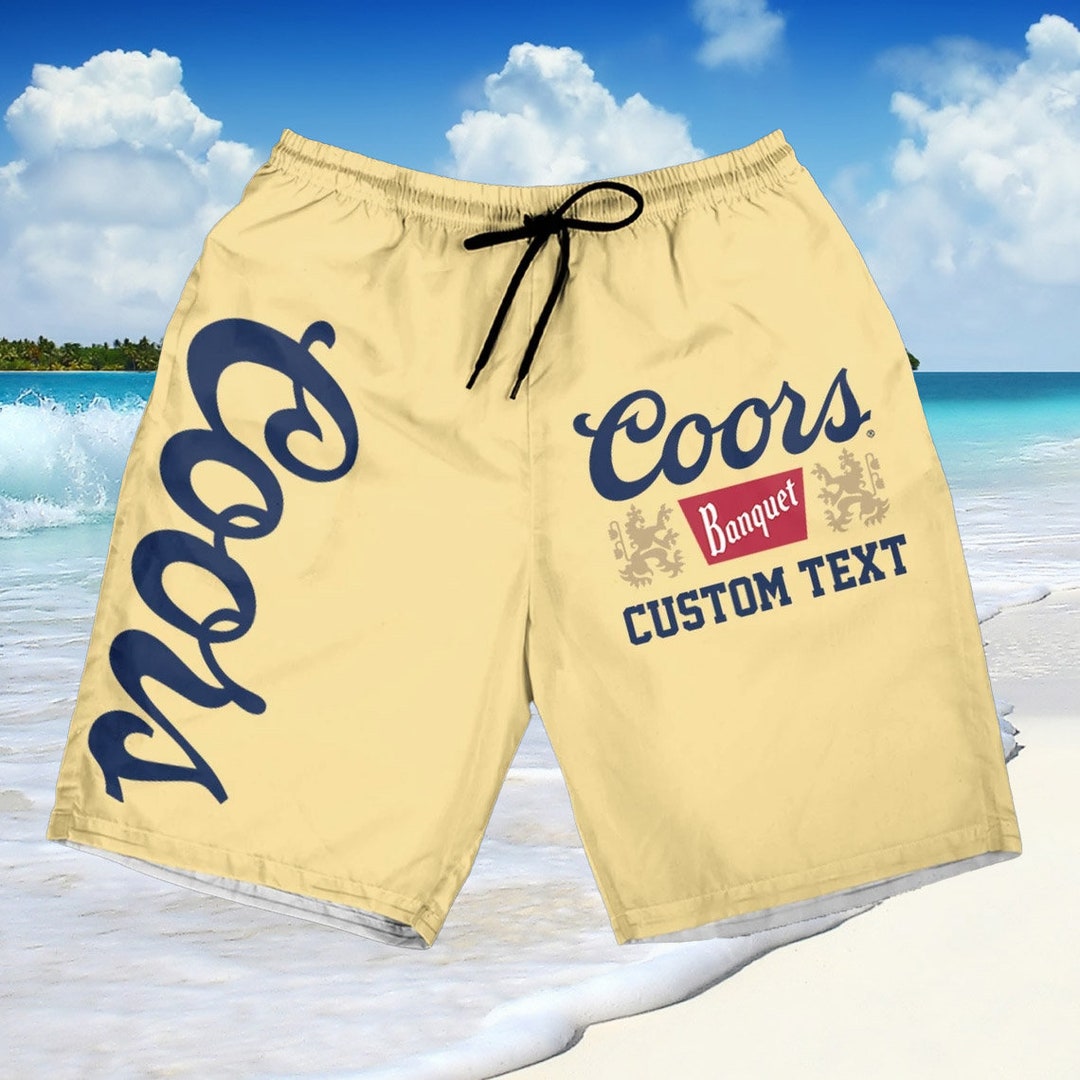 Coors Banquet Shorts Coors Banquet Hawaiian Shorts Coors Etsy