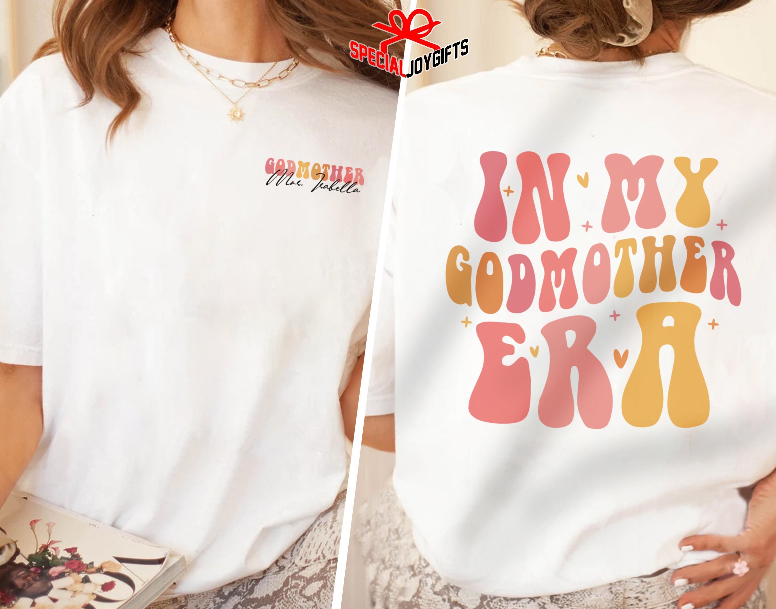 Godmother Shirt in My Godmother Era Shirt Custom Godmama Etsy
