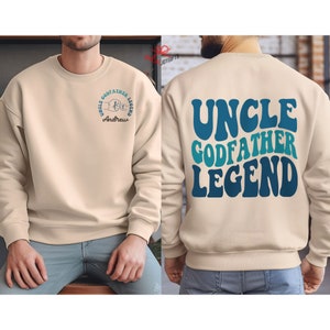 Uncle Godfather Legend Shirt, Baptism Gift, Fathers Day Shirt, Gift For Uncle, Fathers Day Gift,Uncle Godfather Gift,Godfather Proposal Gift