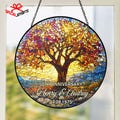 Personalized Tree of Life 50th Anniversary Gift, Tree of Life Glass Suncatcher, Golden Anniversary Suncatcher, Anniversary Gift For Parents product logo