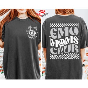 Personalized Emo Mom Shirt, Emo Moms Club Shirt, Emo Mom Gift, Elder Emo Mom Mothers Day Gift, Emo Gift, Gift For Emo Mom, Auntie Shirt Gift