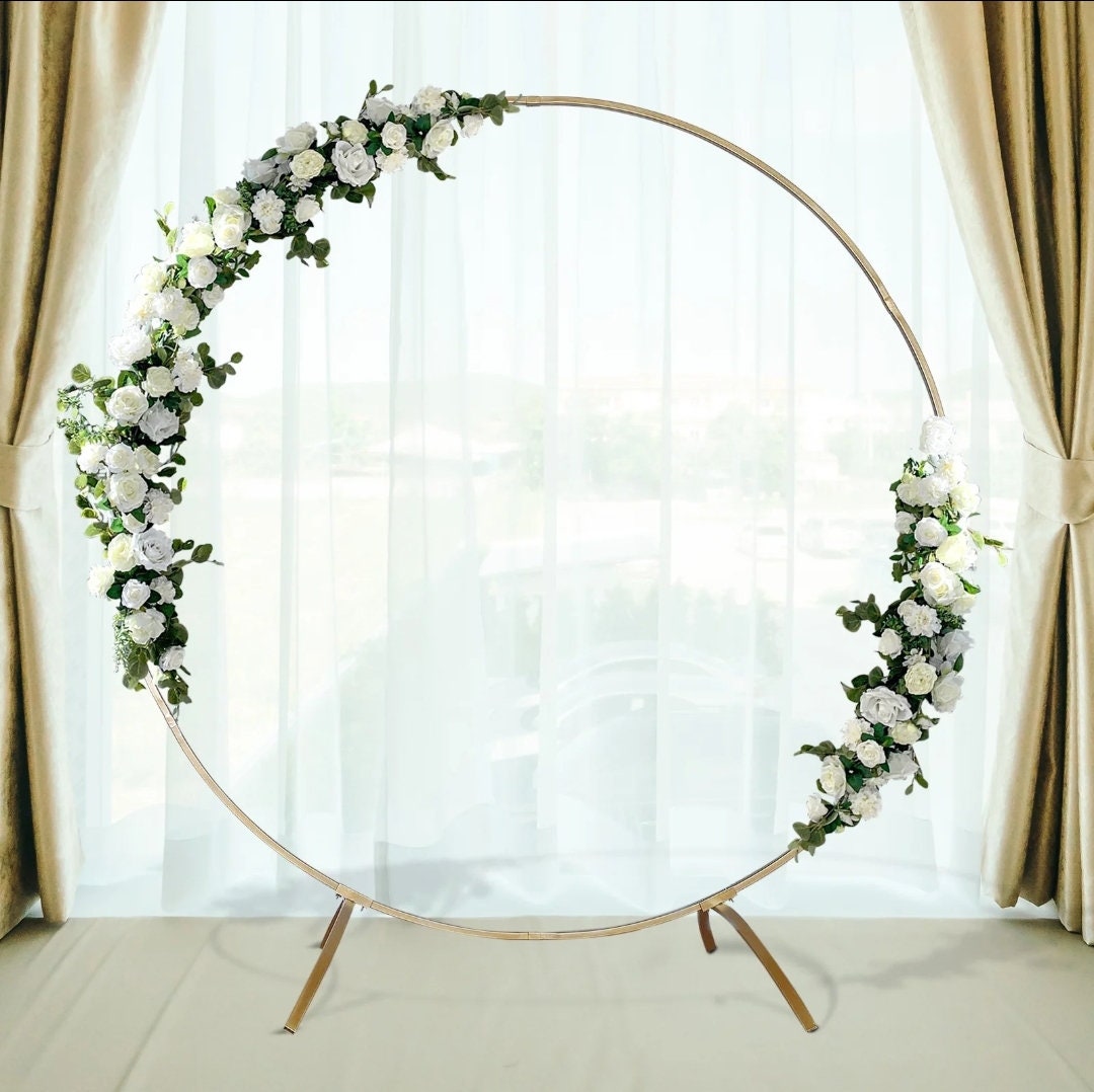 4.9ft Metal Wedding Venue Decor Stand Welcome Sign Arch Stand Advertising  Shelf Wedding Sign Floral Ceremony Decorations Gold - Wedding Arches -  AliExpress