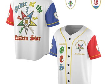 Anpassen der OES Sisters & Brothers Farbblock-Baseball-Jerseys S-5XL