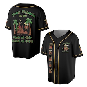 Customize Shriners Nobler Name Number Temple Freemason AAONMS AEAONMS Baseball Jersey S-5XL