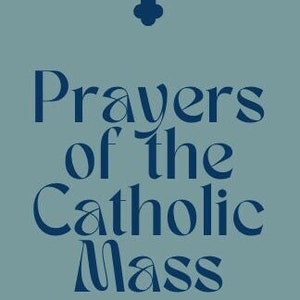 Prières de la messe catholique - Brochure imprimable à trois volets
