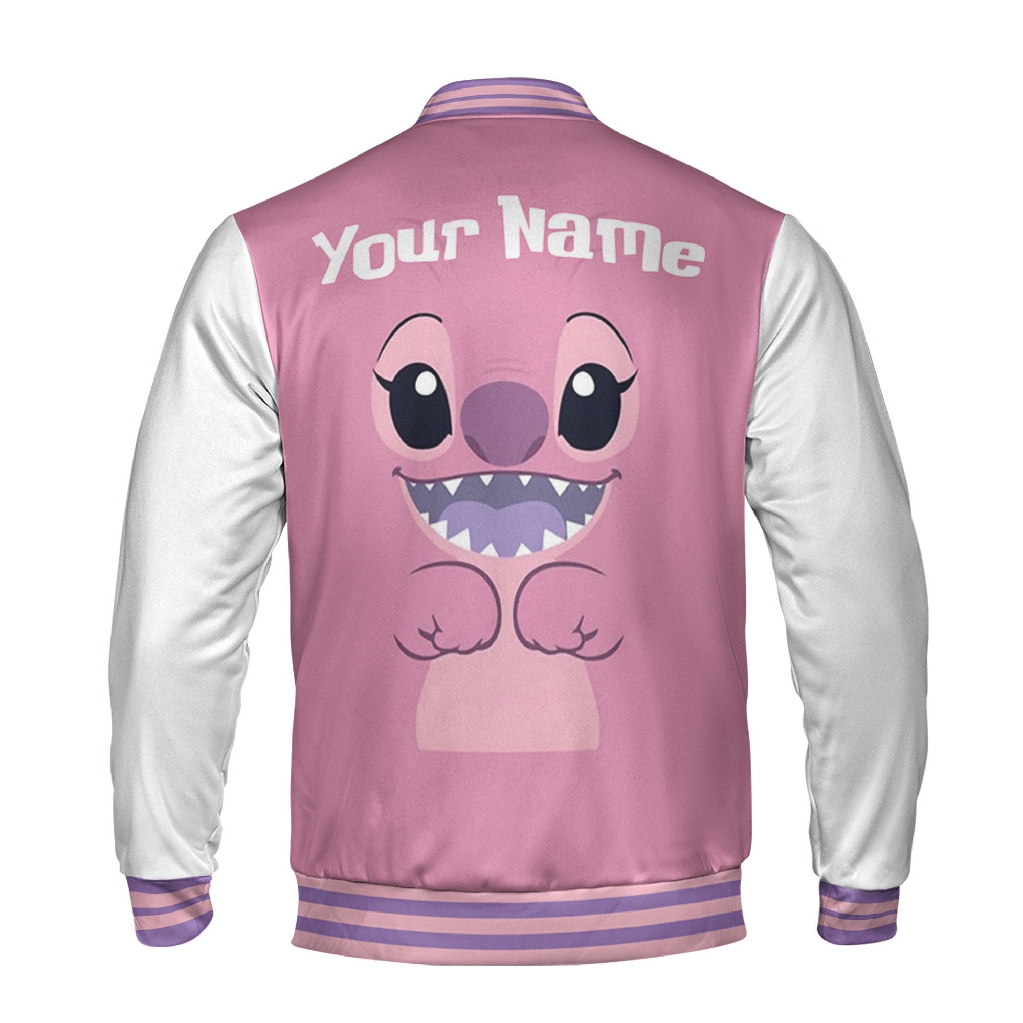 Discover Personalized Angel and Stitch Disney Baseball Jacket