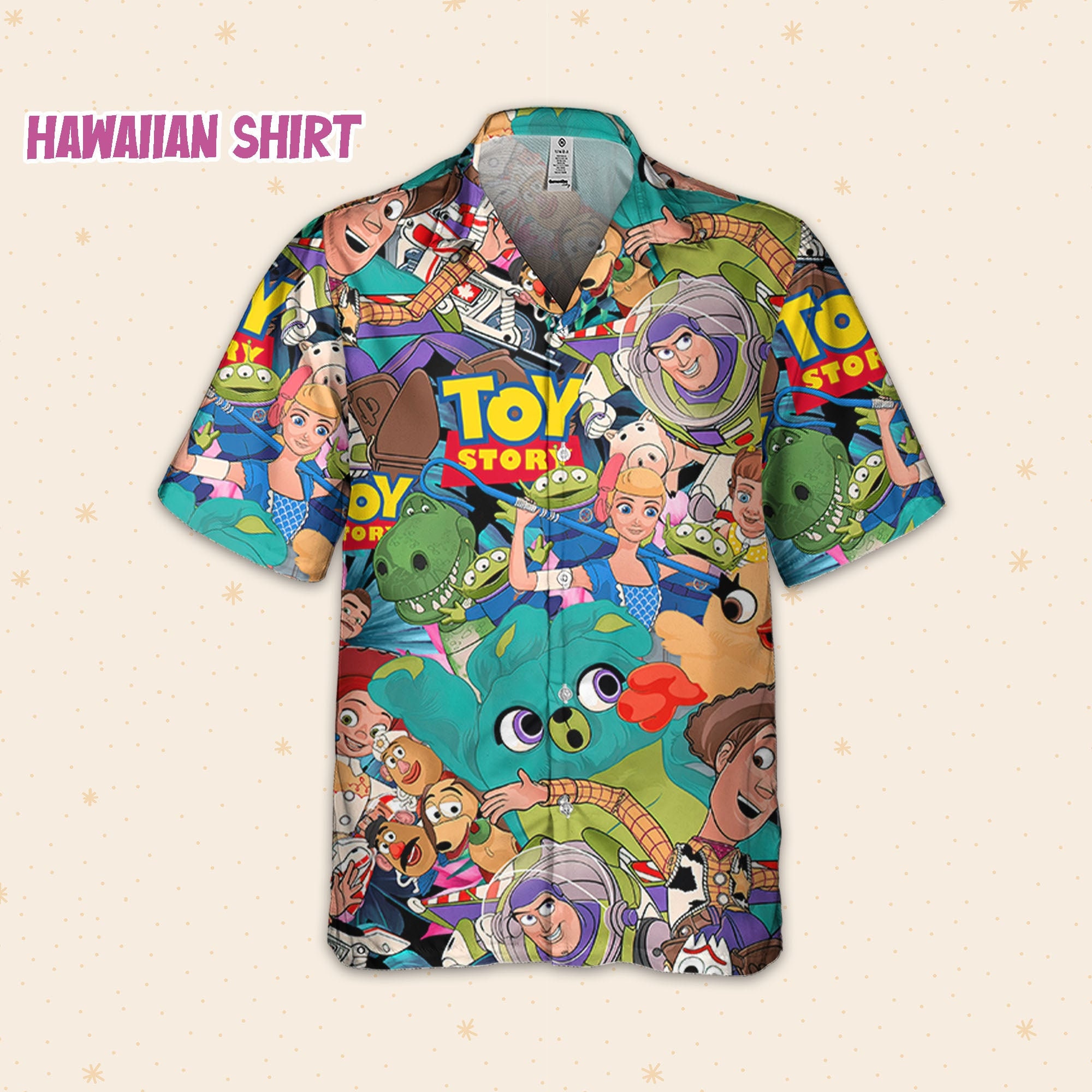 Discover Disney Toy Story Seamless Tropical Style Hawaiian