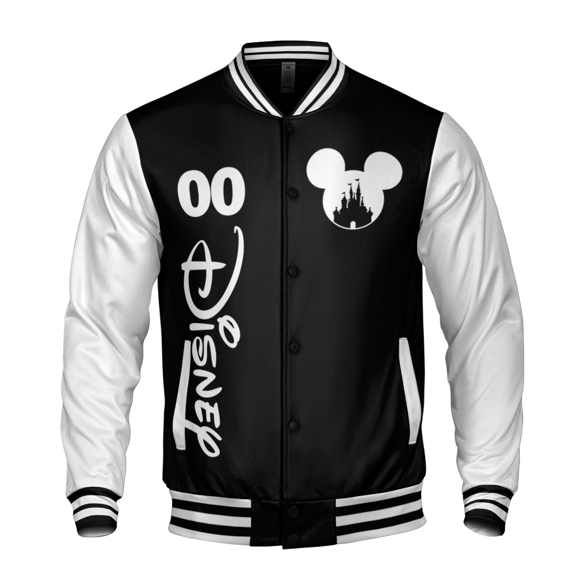 Discover Personalized Disney Castle Disney Baseball Jacket