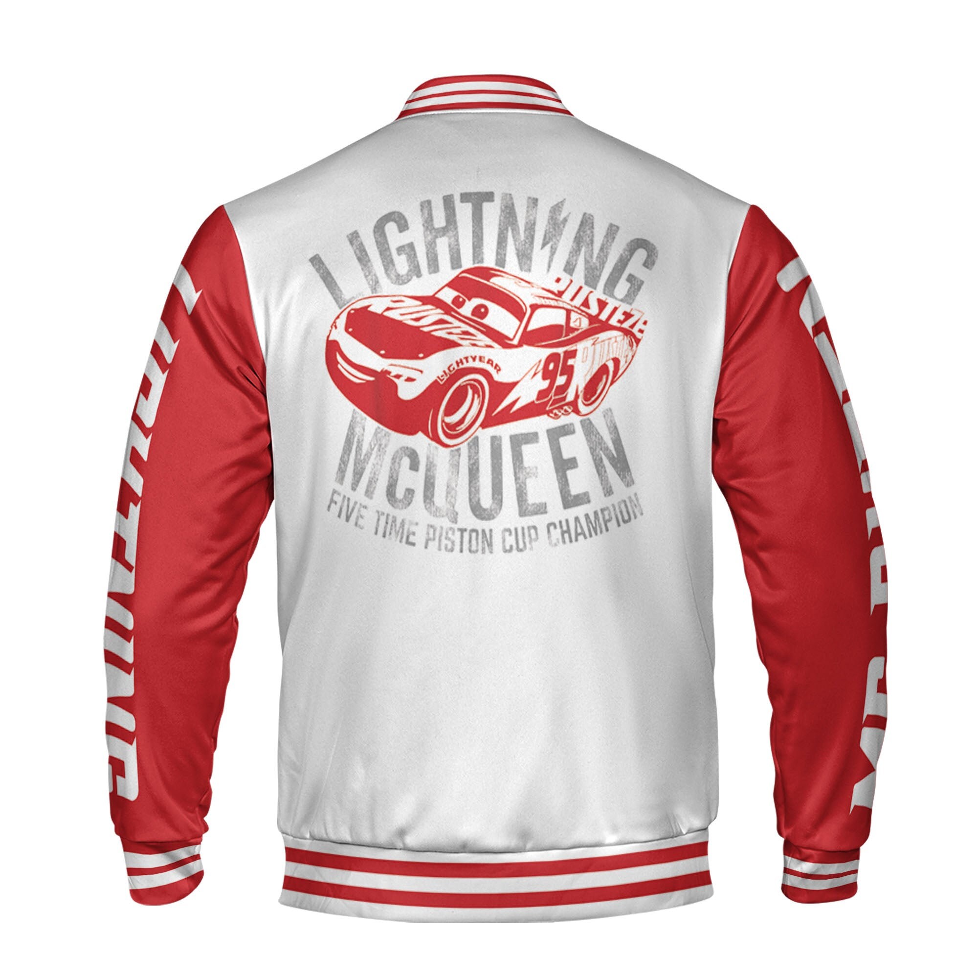 Discover Personalized Cars Lightning Mcqueen Disney Baseball Jacket