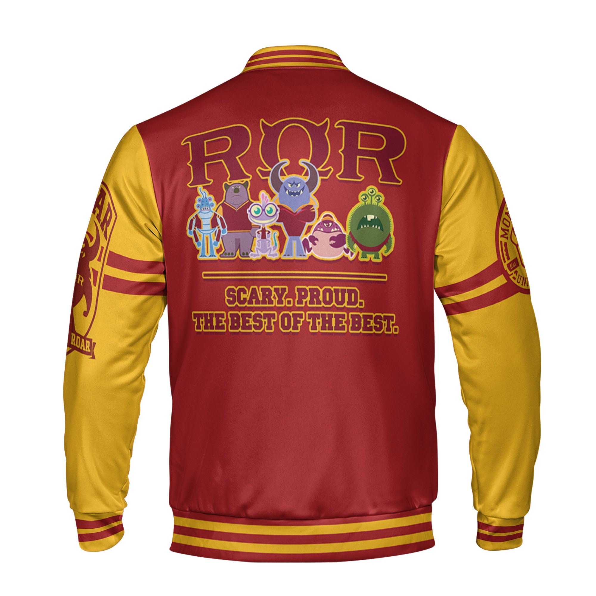 Discover Personalized Monster University ROR Uniform Disney Baseball Jacket