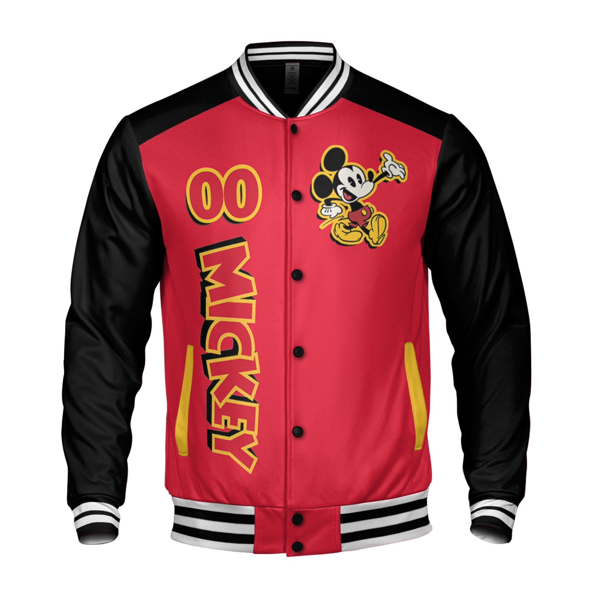 Discover Personalized Mickey Mouse Disney Baseball Jacket