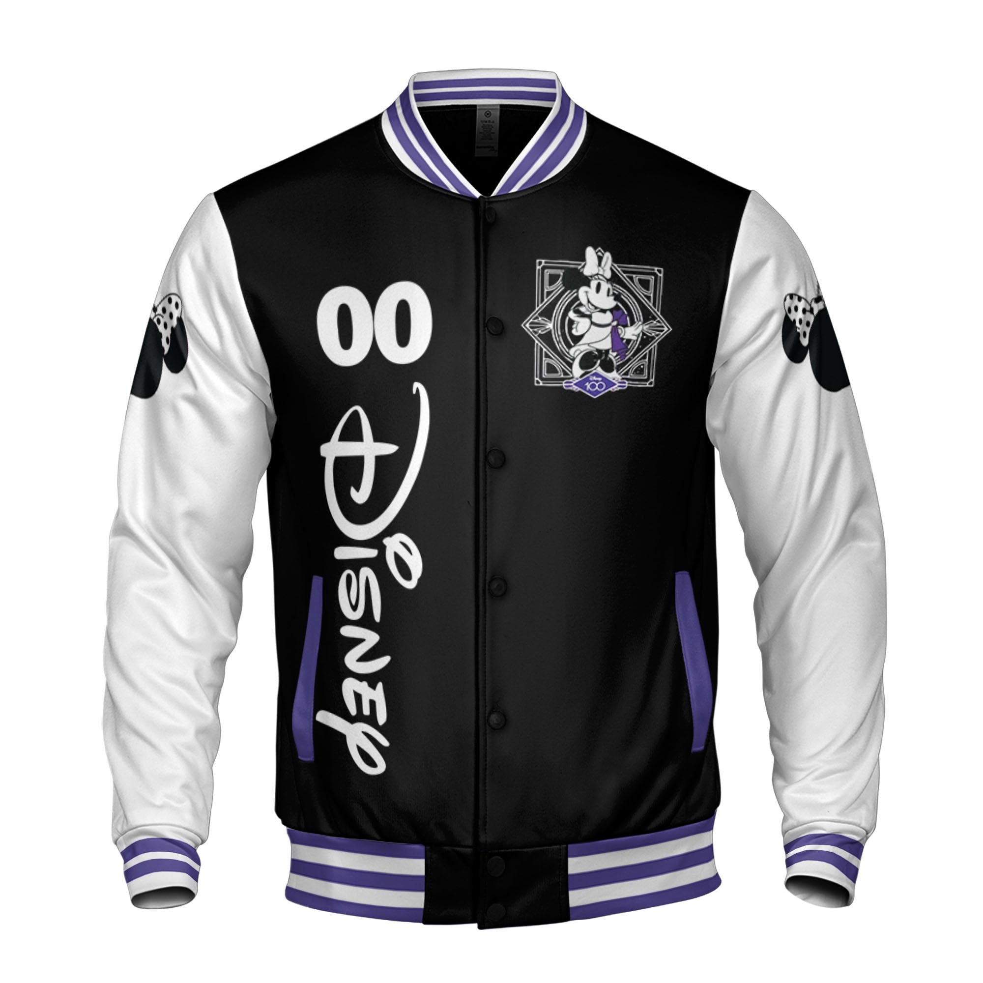 Discover Personalized Disney 100 Years Mickey And Minnie Disney Baseball Jacket