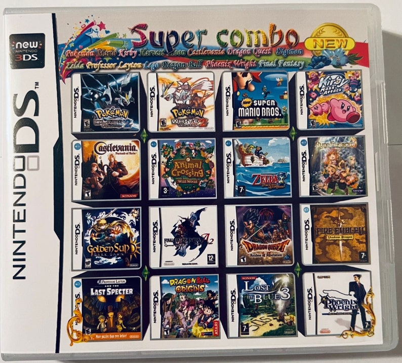 510 in 1 , All in 1 Game Cart Cartridge for NDS DS NDSL Ndsi 3DS 2DS