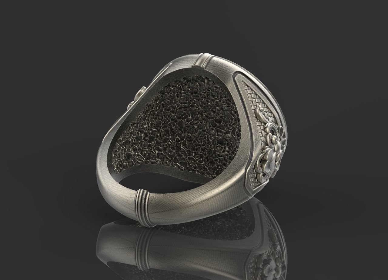 Bague Chevalière Lion of Judah Ethiopia Bob Marley Argent 925 Etsy