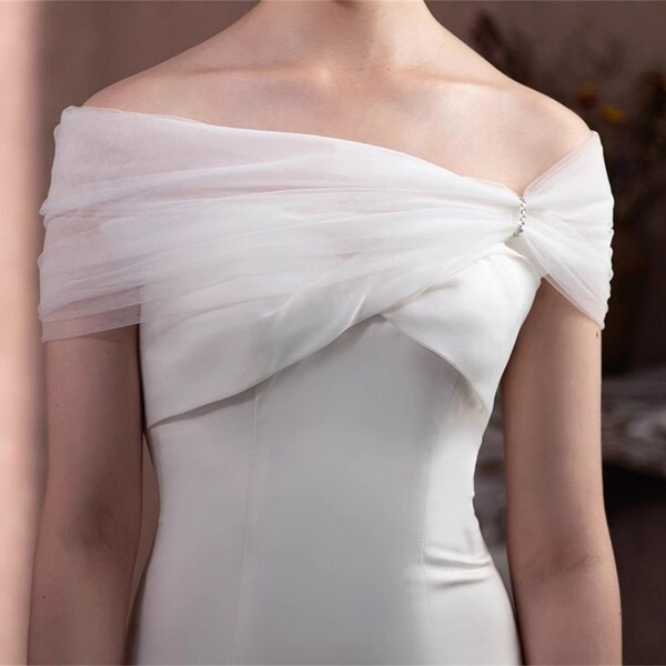 shawl for off shoulder dress