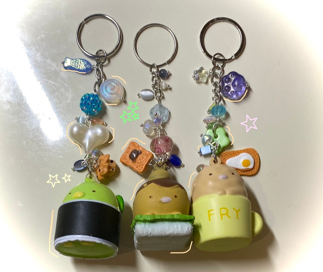 Sumikko Squishy Beaded Keychains Etsy