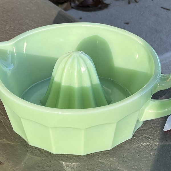 Jadeite Glass Juicer Reamer