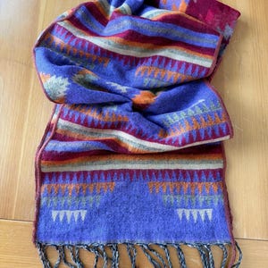 Camino de mesa y bufanda multiusos del suroeste, textil suave estilo bohemio azteca