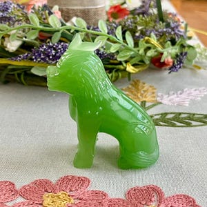 Green Jade Dragon Figurine Guardians of the MIng Dynasty