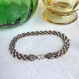 Vintage Italy 925 Silver Bracelet - Etsy
