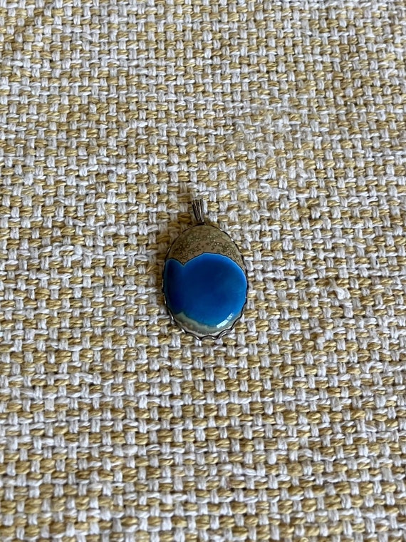 Blue Agate Pendant - image 4