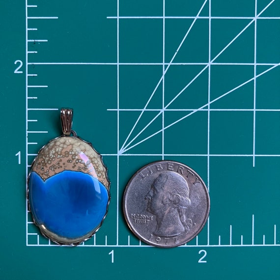 Blue Agate Pendant - image 8