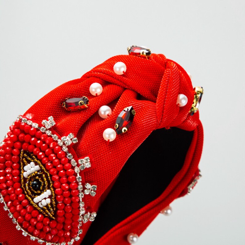 Jeweled Headband With Faux Diamonds, Hair Accessories for Women, Bling