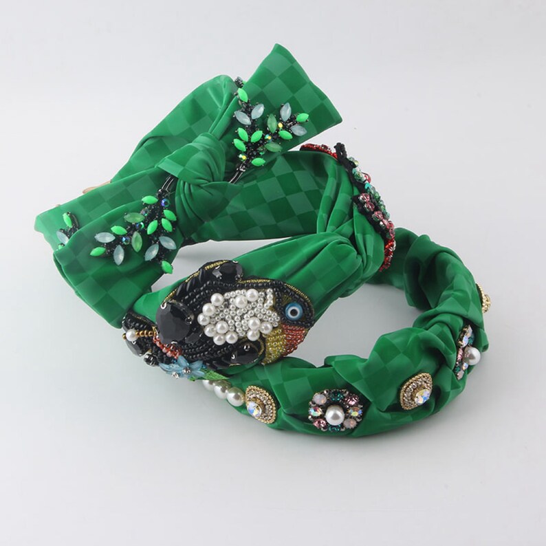 Luxury Jeweled Headband With Faux Diamonds, Hair Accessories,bling