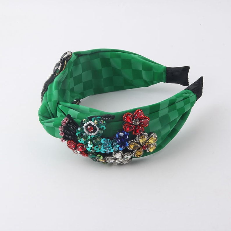 Luxury Jeweled Headband With Faux Diamonds, Hair Accessories,bling
