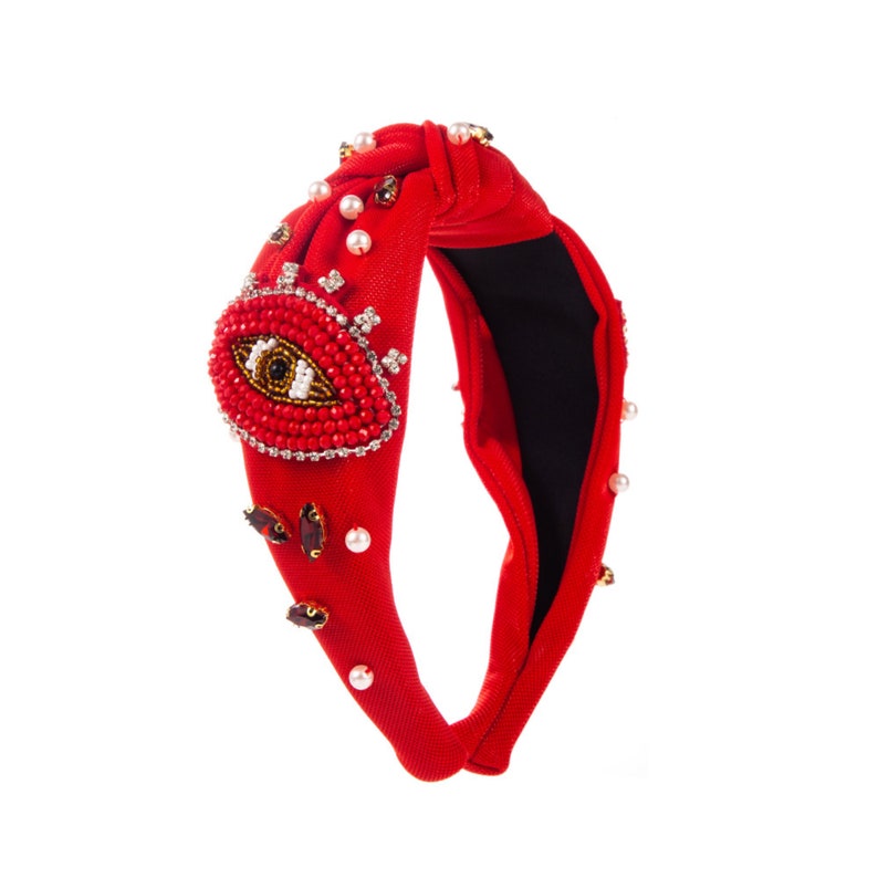 Jeweled Headband With Faux Diamonds, Hair Accessories for Women, Bling