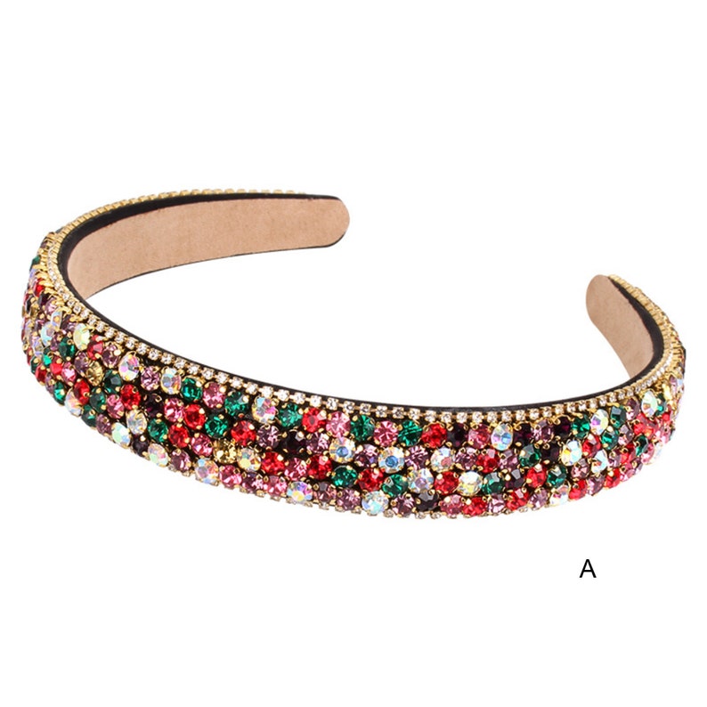 Luxury Jeweled Headband Full of Rhinestone , Luxury Vintage Hair