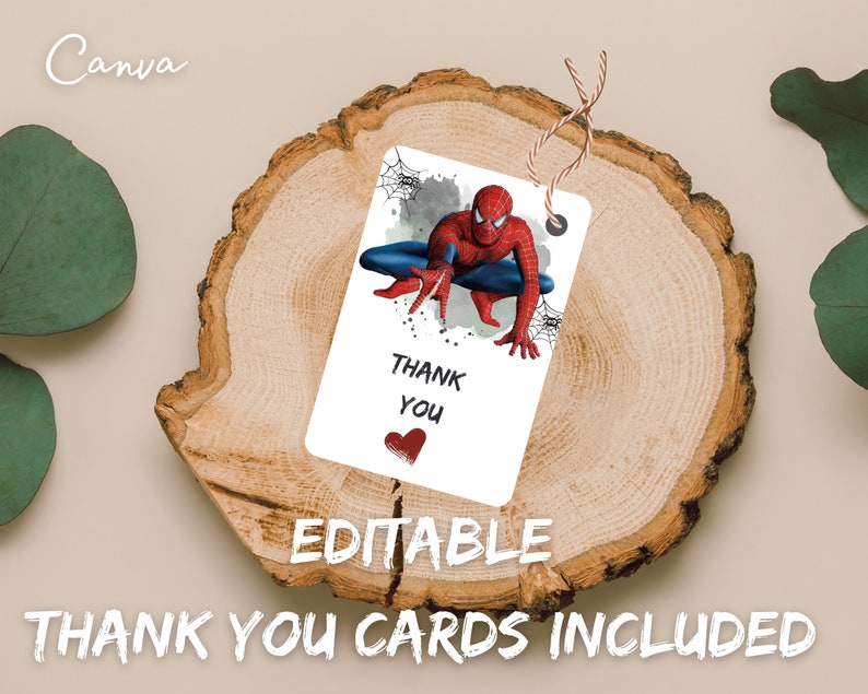 Spiderman Editable Welcome Sign Any Age Party 18 x 24 and 20 x 30 Cards spiderman Poster EDIT INSTANT DOWNLOAD, kids party welcome 0089 image 5