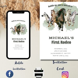 Editable Riding Free Birthday Invitation Template, Printable Birthday ...