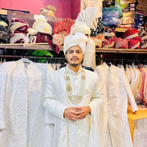 Grooms for Men | Sherwani for Men | Indian Wedding Dulha Sherwani | Wedding Wear Outfit | Premium Sherwani | Embroidery Work Sherwani