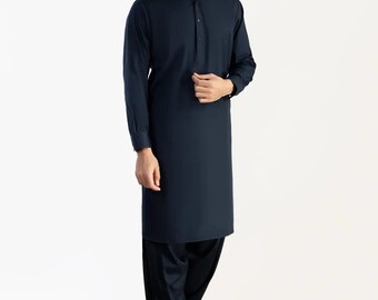 Designer Men's Clothing/New Men Kameez Shalwar/Traditional Dress/Men's Tunic Cotton Kurta Pajama Set/Indian Casual Dress/Ethnic Indian Dress