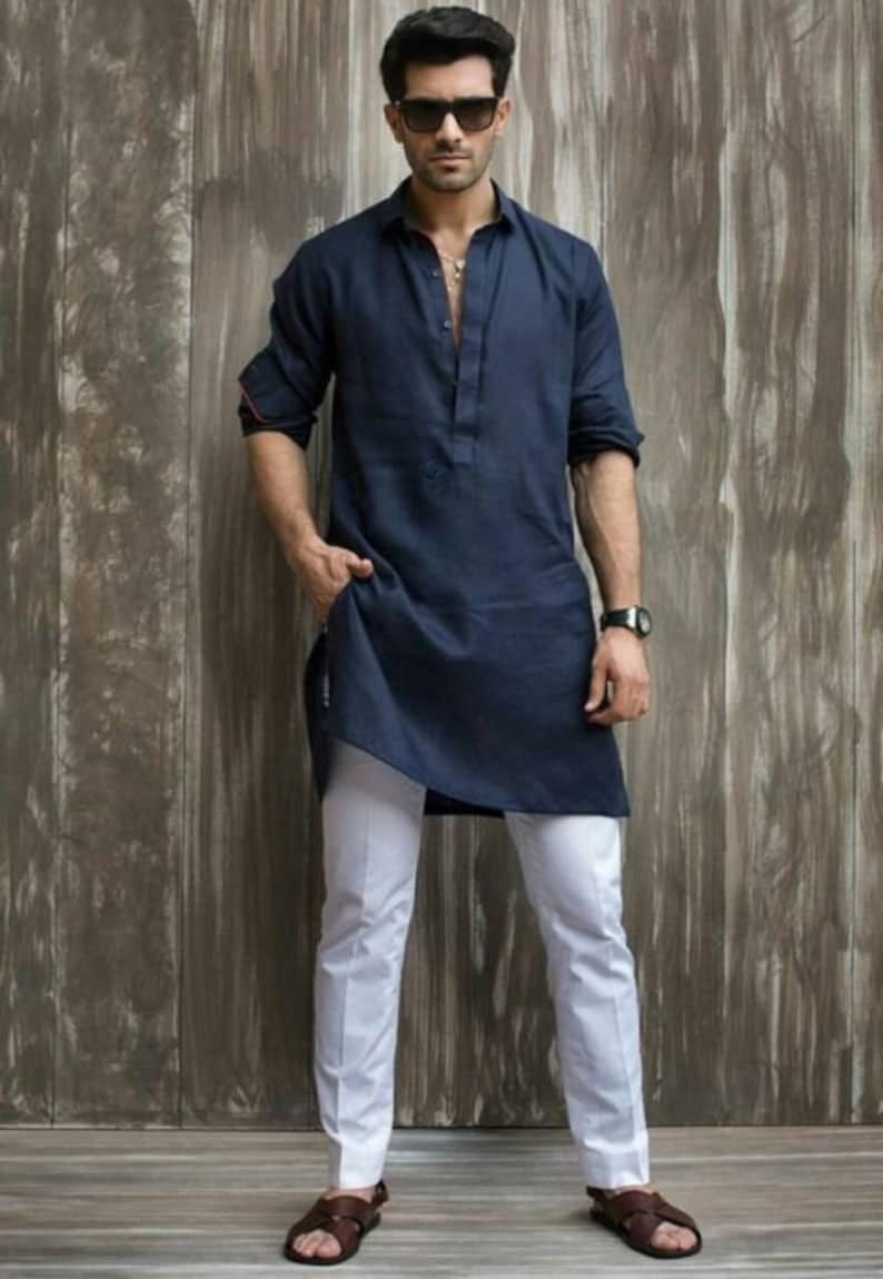 Short kurta pajama design sale