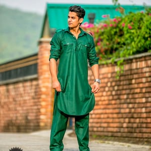 punjabi party wear dress for man Mens Punjabi Suit
