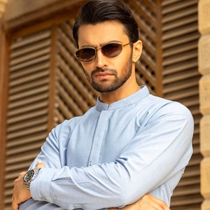 Purple Pathani Suit for Men: Traditional Kurta Pajama