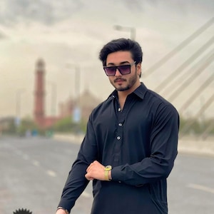 Men Kurta, Solid Black Color Kurta, Pure Cotton Kurta, Designer Mens Kurta, Party Wear Kurta, Coustom Made Kurta, Ethnic Kurta for Men