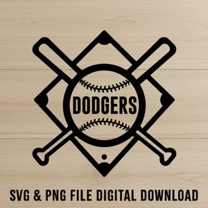 Dodgers Baseball SVG, Dodgers Baseball Png, LA team svg, Dodgers shirt png, Dodgers svg, Baseball svg, Baseball Cricut, Digital Download