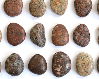 Sea stone cabinet handle, Sea rock knob pull for drawer or doors, Pebble stone pulls for kitchen, Dresser rock knobs, Furniture hardware