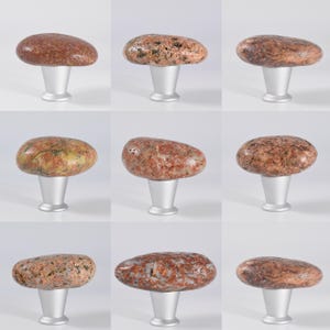 Stone Cabinet Knobs, Rock Knobs, Stone Pulls, Stone Knobs for Cabinets,Stone Drawer Pulls, Stone Drawer Handles, Stone Door Knob